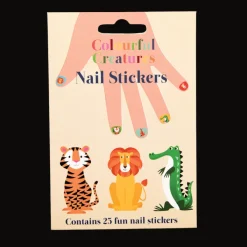 Rex London Children's nail stickers (pack of 25) - Colourful Creatures Outlet