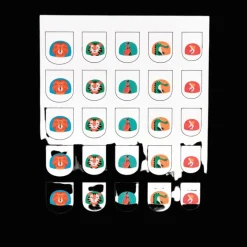 Rex London Children's nail stickers (pack of 25) - Colourful Creatures Outlet