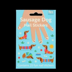 Rex London Children's nail stickers - Sunny Sausage Dog Outlet