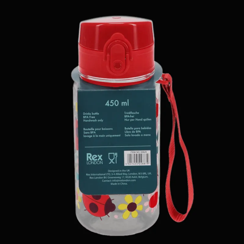 Rex London Children's sports bottle 450ml - Ladybird Fashion
