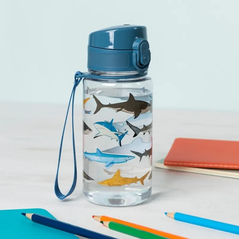 Rex London Children's sports bottle 450ml - Sharks Discount