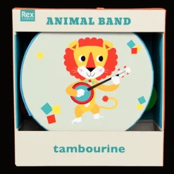 Rex London Children's tambourine - Animal Band Fashion