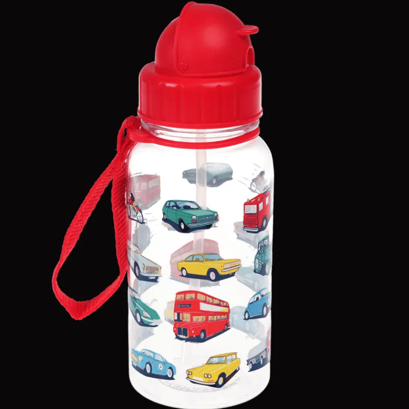 Rex London Children's water bottle with straw 500ml - Road Trip Online