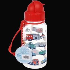 Rex London Children's water bottle with straw 500ml - Road Trip Online