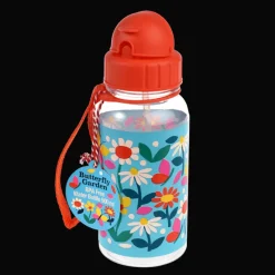 Rex London Children's water bottle with straw 500ml - Butterfly Garden Fashion