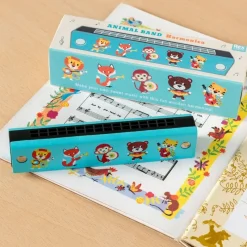 Rex London Children's wooden harmonica - Animal Band Sale