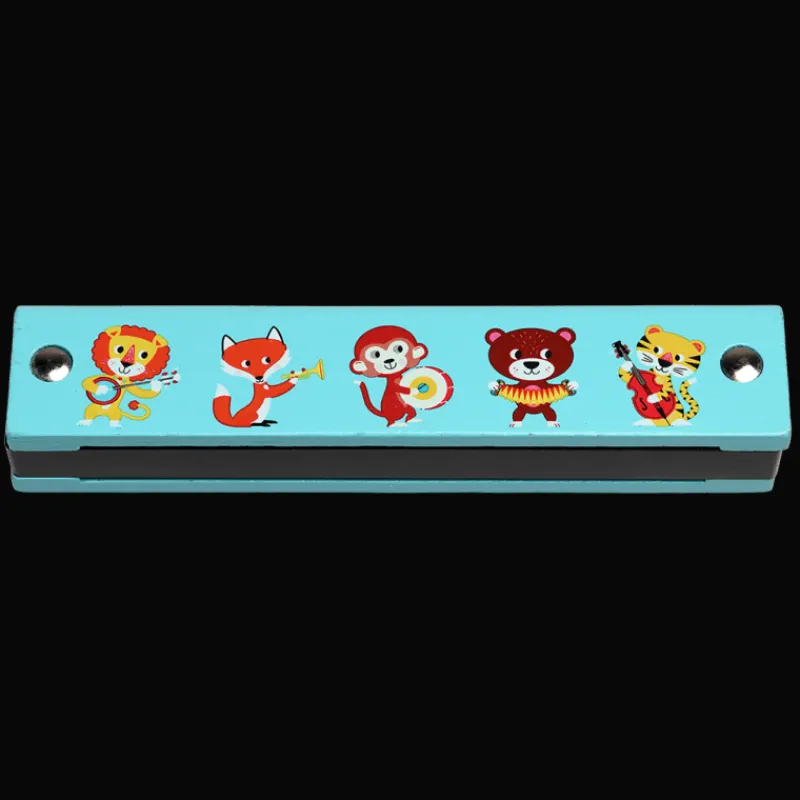 Rex London Children's wooden harmonica - Animal Band Sale
