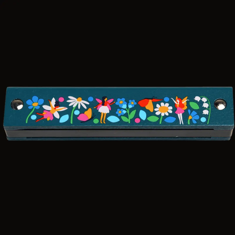 Rex London Children's wooden harmonica - Fairies in the Garden Clearance