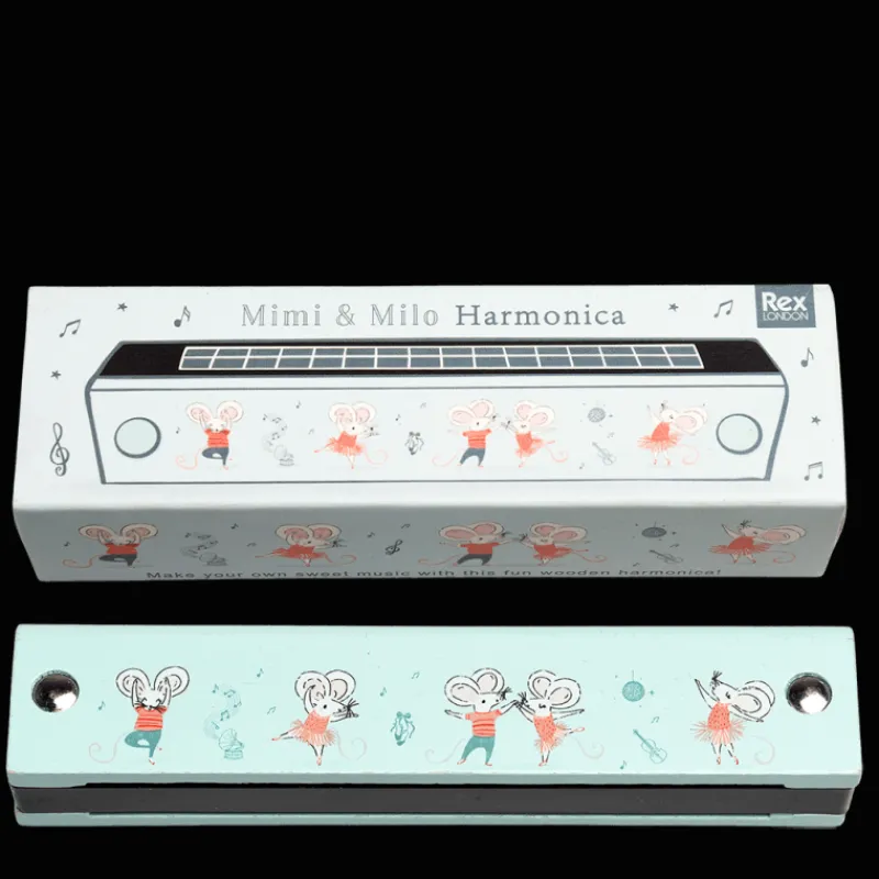 Rex London Children's wooden harmonica - Mimi and Milo Best
