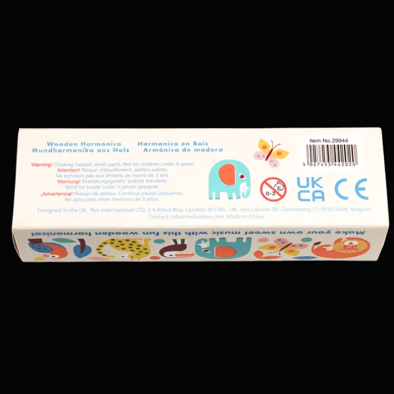Rex London Children's wooden harmonica - Wild Wonders Best