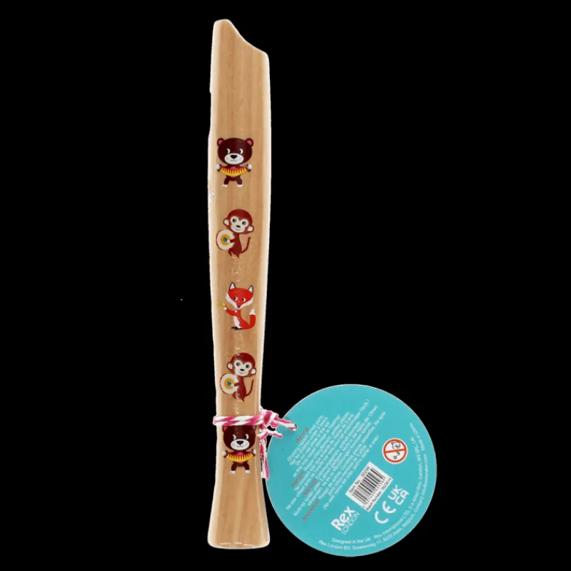 Rex London Children's wooden recorder - Animal Band Fashion