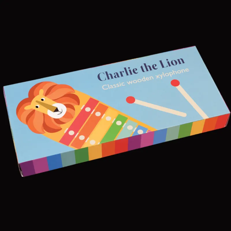 Rex London Children's xylophone with song book - Charlie the Lion New