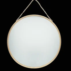 Rex London Circular hanging mirror (29cm) - Gold tone Outlet