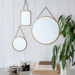 Rex London Circular hanging mirror (29cm) - Gold tone Outlet