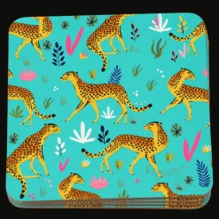 Rex London Coasters (set of 4) - Cheetah Best