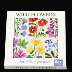 Rex London Coasters (set of 4) - Wild Flowers Sale