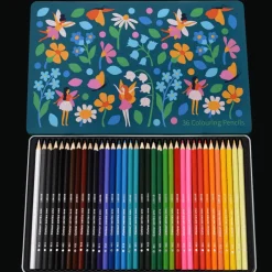 Rex London 36 colouring pencils in a tin - Fairies in the Garden Online