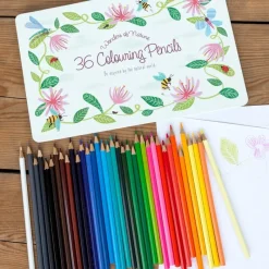 Rex London 36 colouring pencils in a tin - Wonders of Nature New