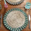 Rex London Corn husk placemat - Blue Best
