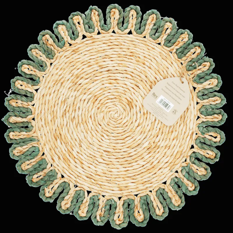 Rex London Corn husk placemat - Blue Best