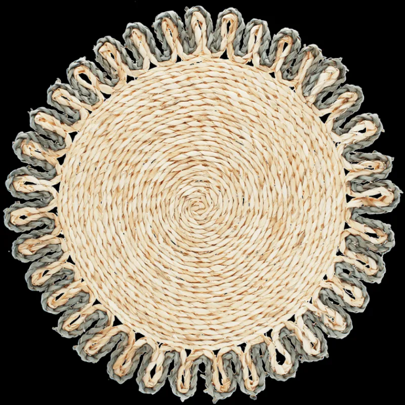Rex London Corn husk placemat - Grey Online