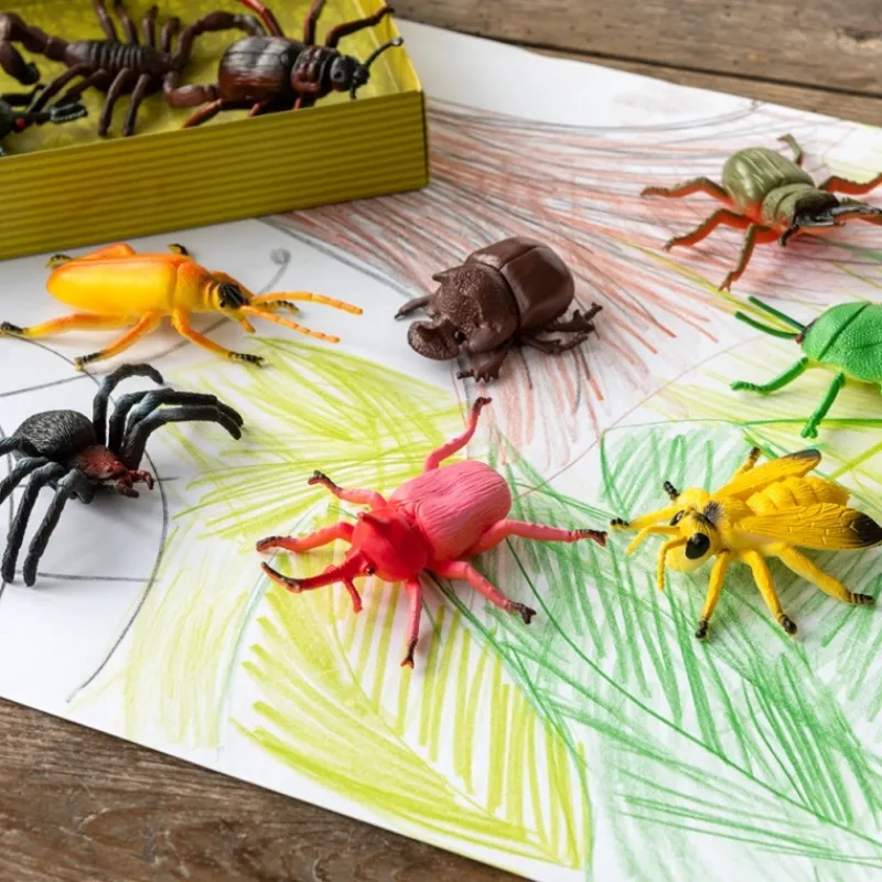 Rex London Creepy crawlies (box of 10) Hot