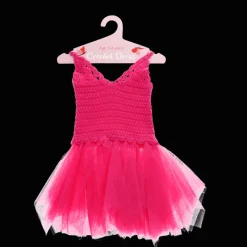 Rex London Crochet dress (3-4 years) - Bright pink Fashion