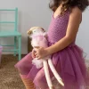 Rex London Crochet dress (3-4 years) - Damson purple Outlet