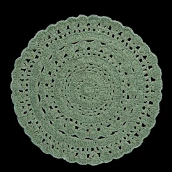 Rex London Crochet placemat - Green Best