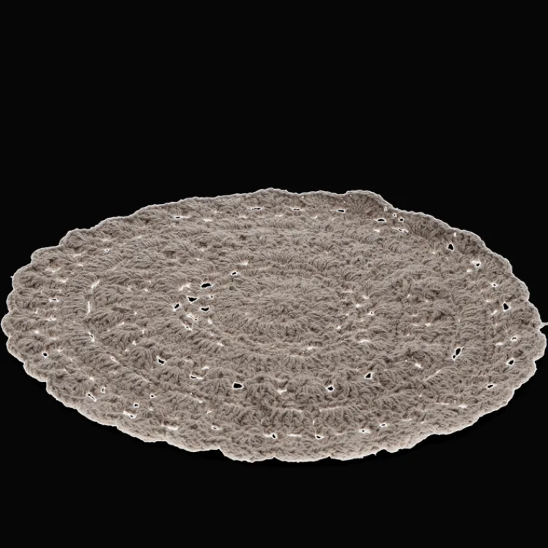 Rex London Crochet placemat - Grey Fashion
