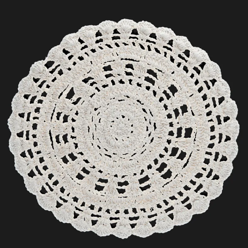 Rex London Crochet placemat - Ivory Online