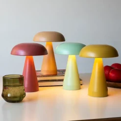 Rex London Dimmable mushroom touch lamp - Mint green Discount