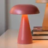 Rex London Dimmable mushroom touch lamp - Peach Online