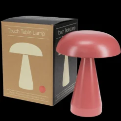 Rex London Dimmable mushroom touch lamp - Peach Online