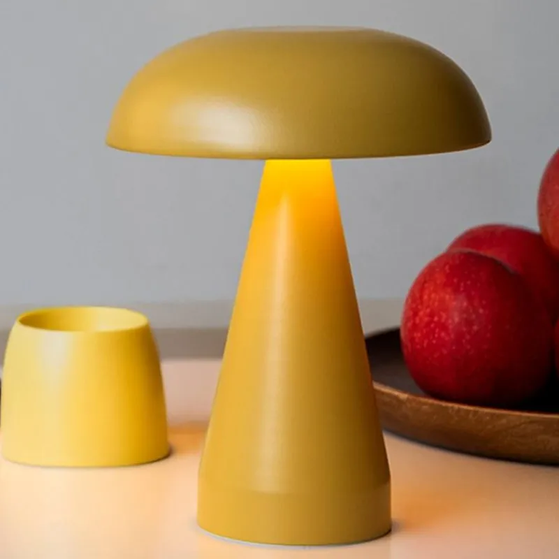 Rex London Dimmable mushroom touch lamp - Mustard yellow Sale