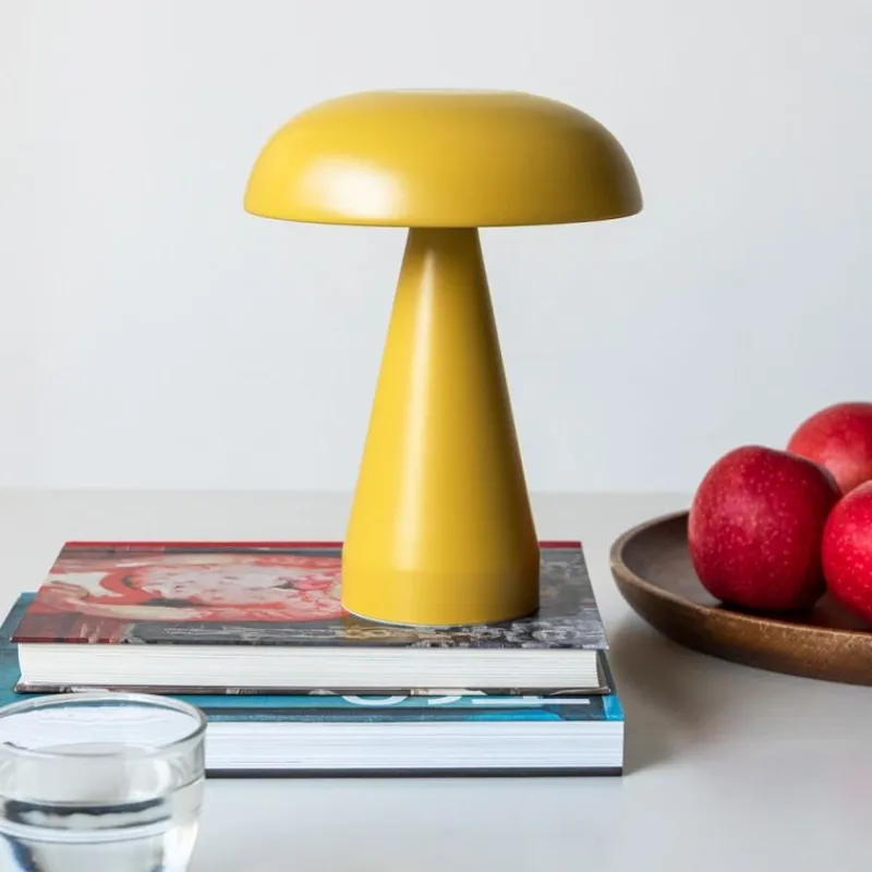 Rex London Dimmable mushroom touch lamp - Mustard yellow Sale