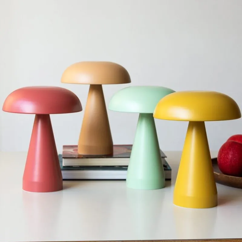 Rex London Dimmable mushroom touch lamp - Fawn Outlet