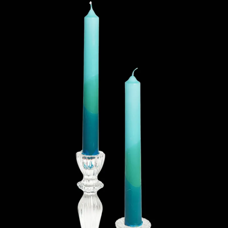 Rex London Dip dye candles (set of 4) - Blue Fashion