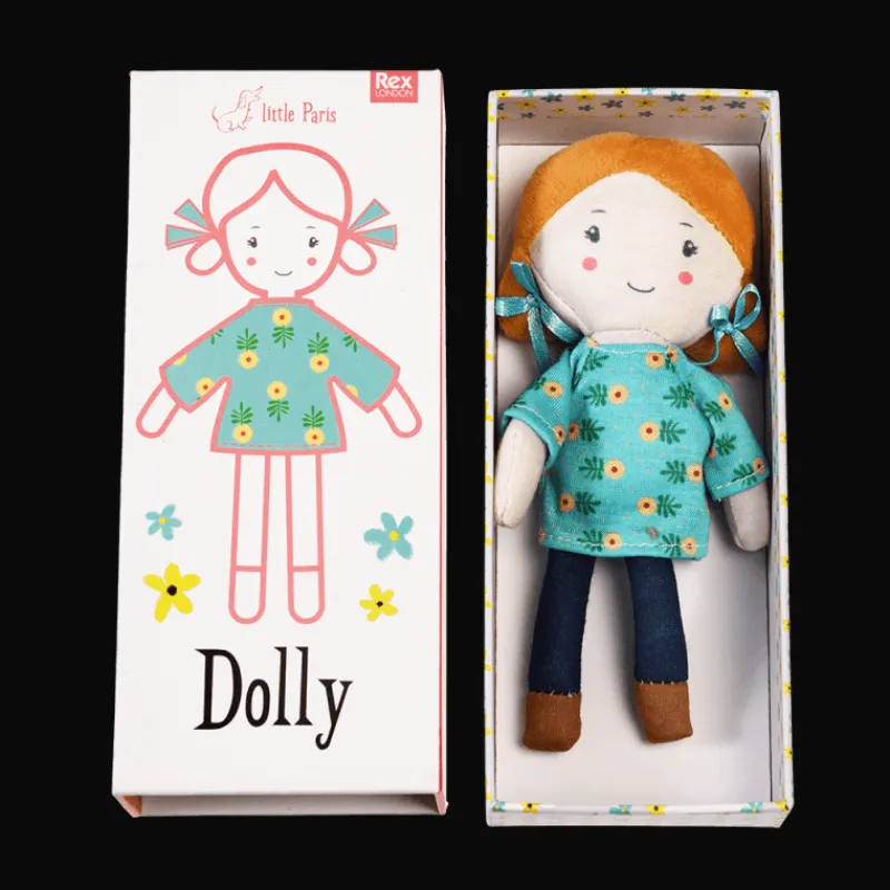 Rex London Dolly in a box - Little Paris rag doll Discount