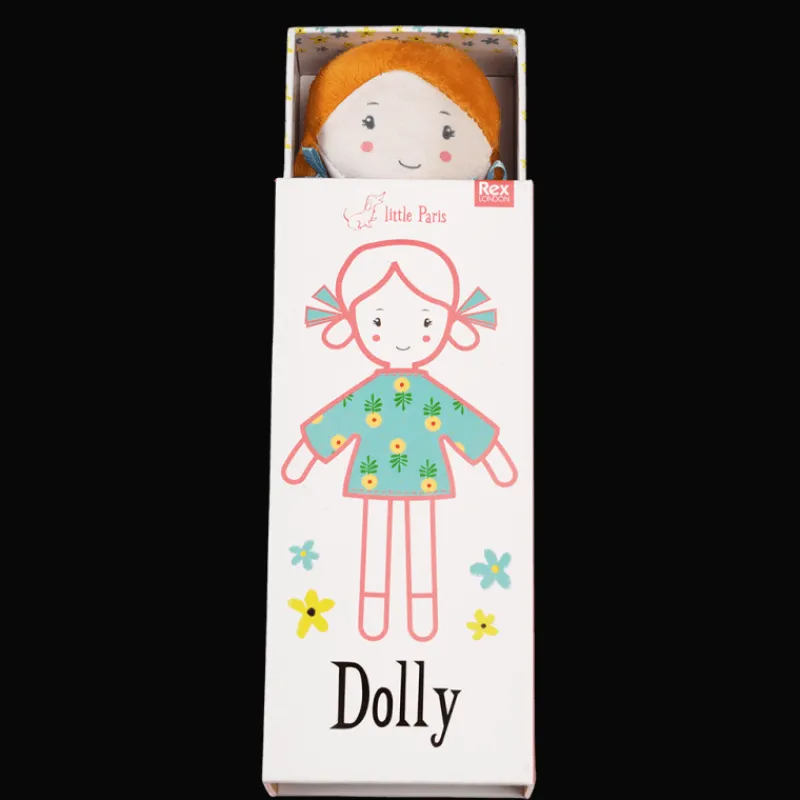 Rex London Dolly in a box - Little Paris rag doll Discount