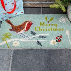 Rex London Doormat - MERRY CHRISTMAS Winter Walk Fashion