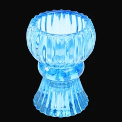 Rex London Double ended glass candle holder - Blue Fashion