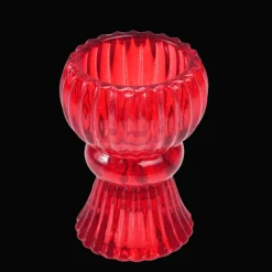 Rex London Double ended glass candle holder - Red Sale