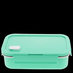 Rex London Double wall lunch box with divider - Aqua Online