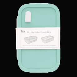 Rex London Double wall lunch box with divider - Pale blue Online