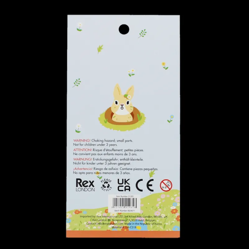 Rex London 3D puffy stickers - Kawaii Bunny New