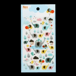 Rex London 3D stickers - Elephant Rain Party Clearance