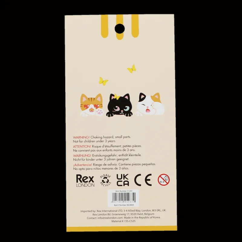 Rex London 3D stickers - Quirky Cats New