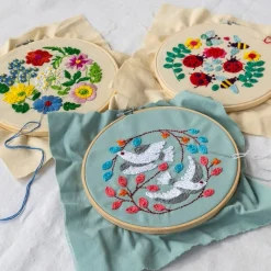 Rex London Embroidery kit - Peace Doves Discount