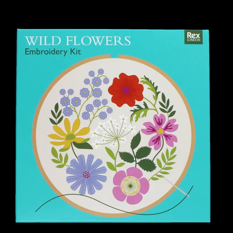 Rex London Embroidery kit - Wild Flowers Fashion